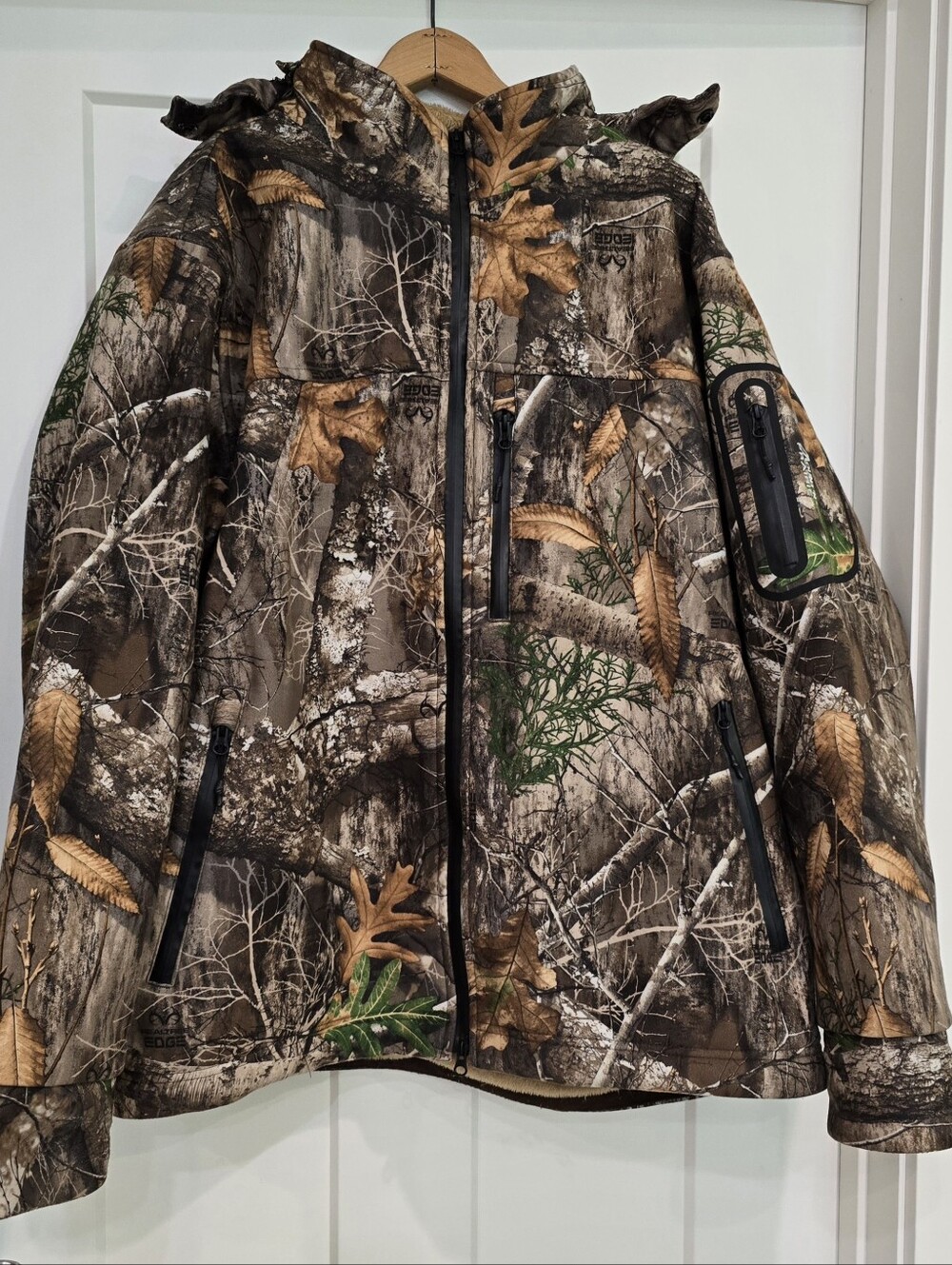 Mount'n Prairie Realtree Edge Camo Hunting Jacket Men's 2XL Camoflauge Soft Coat